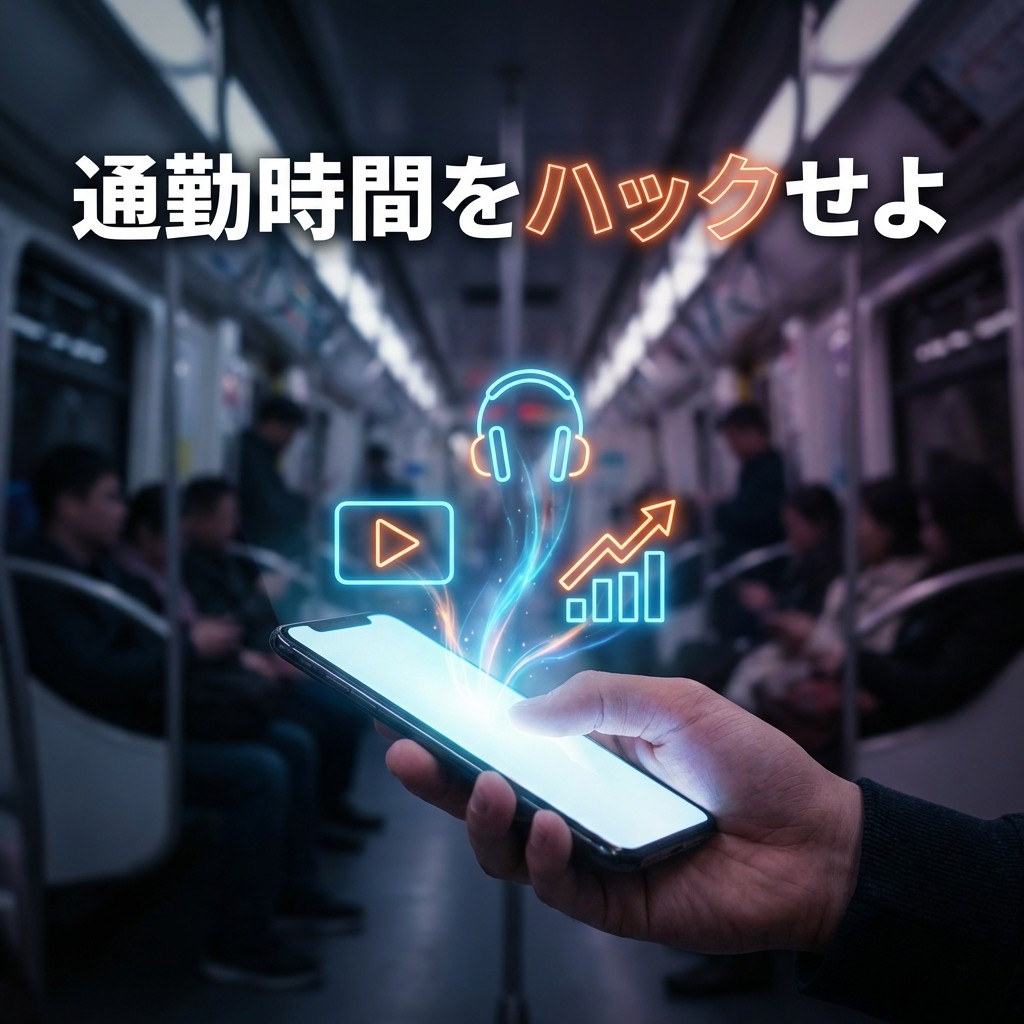 残業社会人の味方！通勤時間を「最強の勉強時間」に変える神アプリ5選
