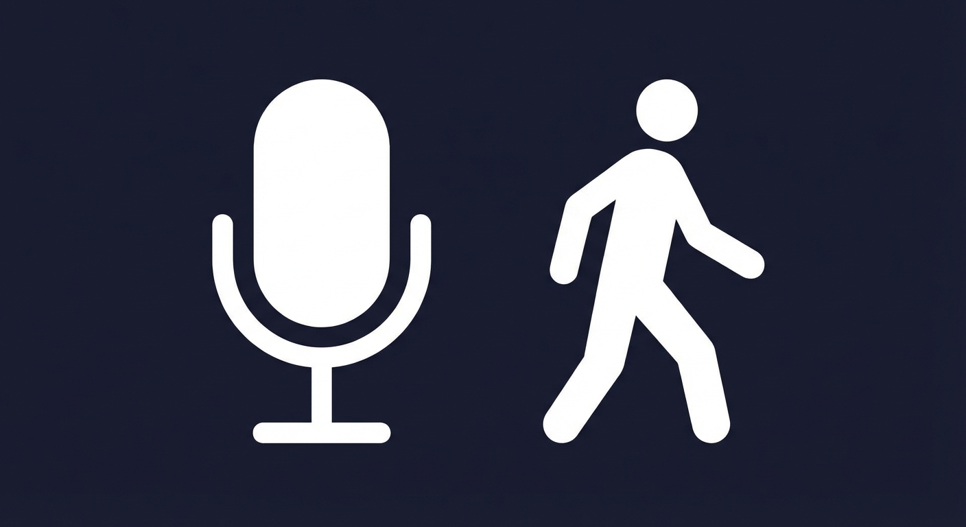 手が疲れたら口を動かせ。歩きながら学ぶ「音声独り言」学習法のススメ